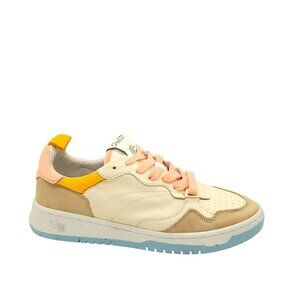 NEW ONCEPT Phoenix Sneaker Womens 8 Electric Sand Pink Tan Blue Leather